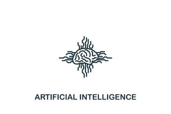 Artificial Intelligence Icon Graphics