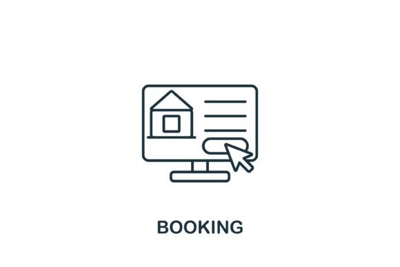 Booking Icon: A Modern Design Asset for Strong Visual Branding