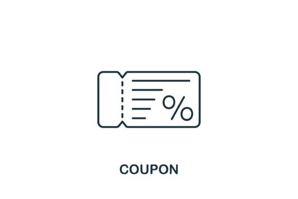Coupon Icon: A Versatile Graphic Design Asset for Modern Visuals
