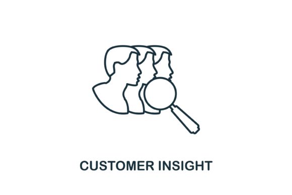 Customer Insight Icon: A Versatile Graphic for Digital Sellers