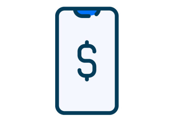 E-Wallet Filled Line: A Modern Graphic Design Asset for Local Branding