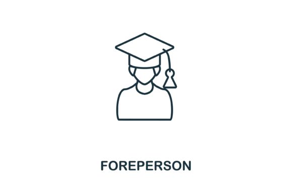 Foreperson Icon: A Versatile Graphic Design Asset for Modern Visuals