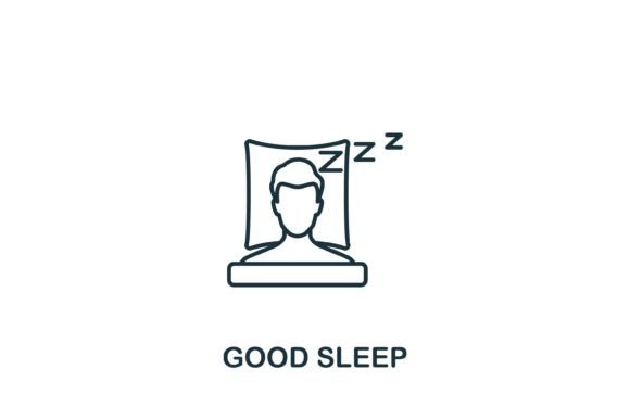 Good Sleep Icon: A Practical Graphic Design Asset for Digital Sellers