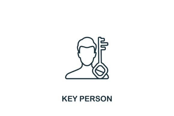 Key Person Icon: A Versatile Graphic for Local Business Branding
