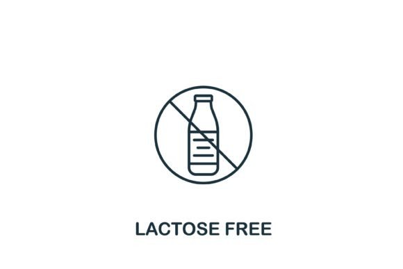 Lactose Free Icon Graphics and Icons