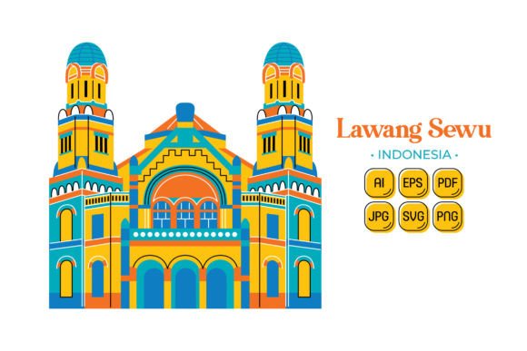 Lawang Sewu Vector Illustration: A Powerful Graphic Design Asset for Branding and Marketing