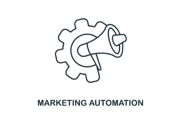 Marketing Automation Icon for Embroidery Projects