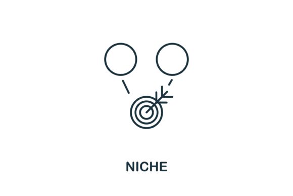 Niche Icon: A Versatile Graphic Design Asset for Commercial Projects