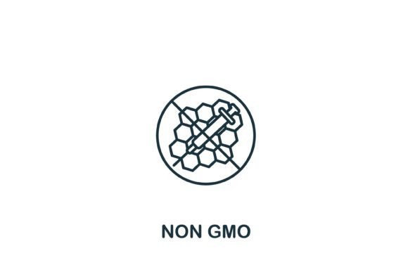 Non Gmo Icon: Graphics and Icons for Real Publishing
