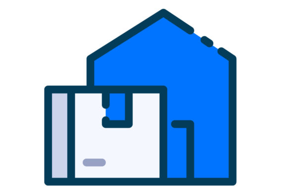 Package Delivered Filled Line Icon: A Practical Graphic Design Asset for Digital Sellers