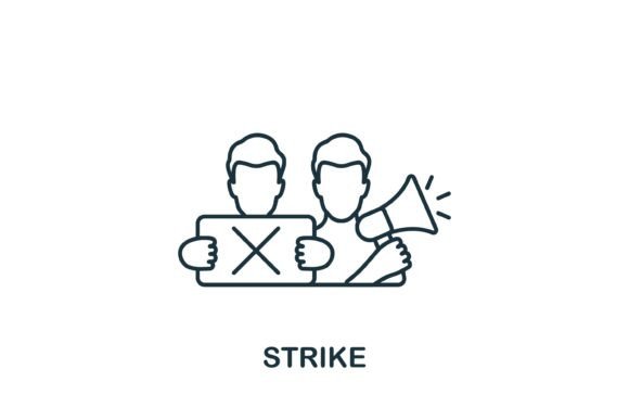 Strike Icon: A Bold Graphic Design Asset for Handmade Creations