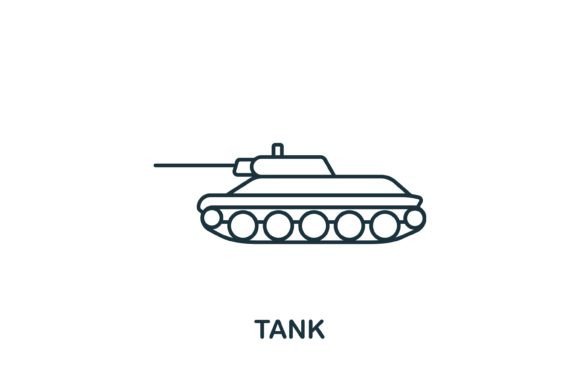 Tank Icon Graphics: A Bold Design Asset for Content Creators