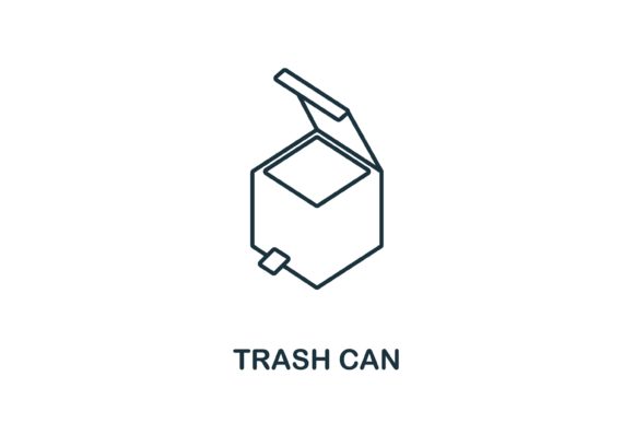 Trash Can Icon: A Practical Graphic Design Asset for Local Business Branding