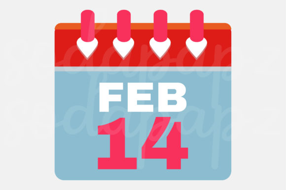 Valentines - Calendar 1: A Versatile Graphic Design Asset for Modern Marketing